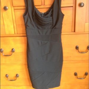 Sleeveless black dress